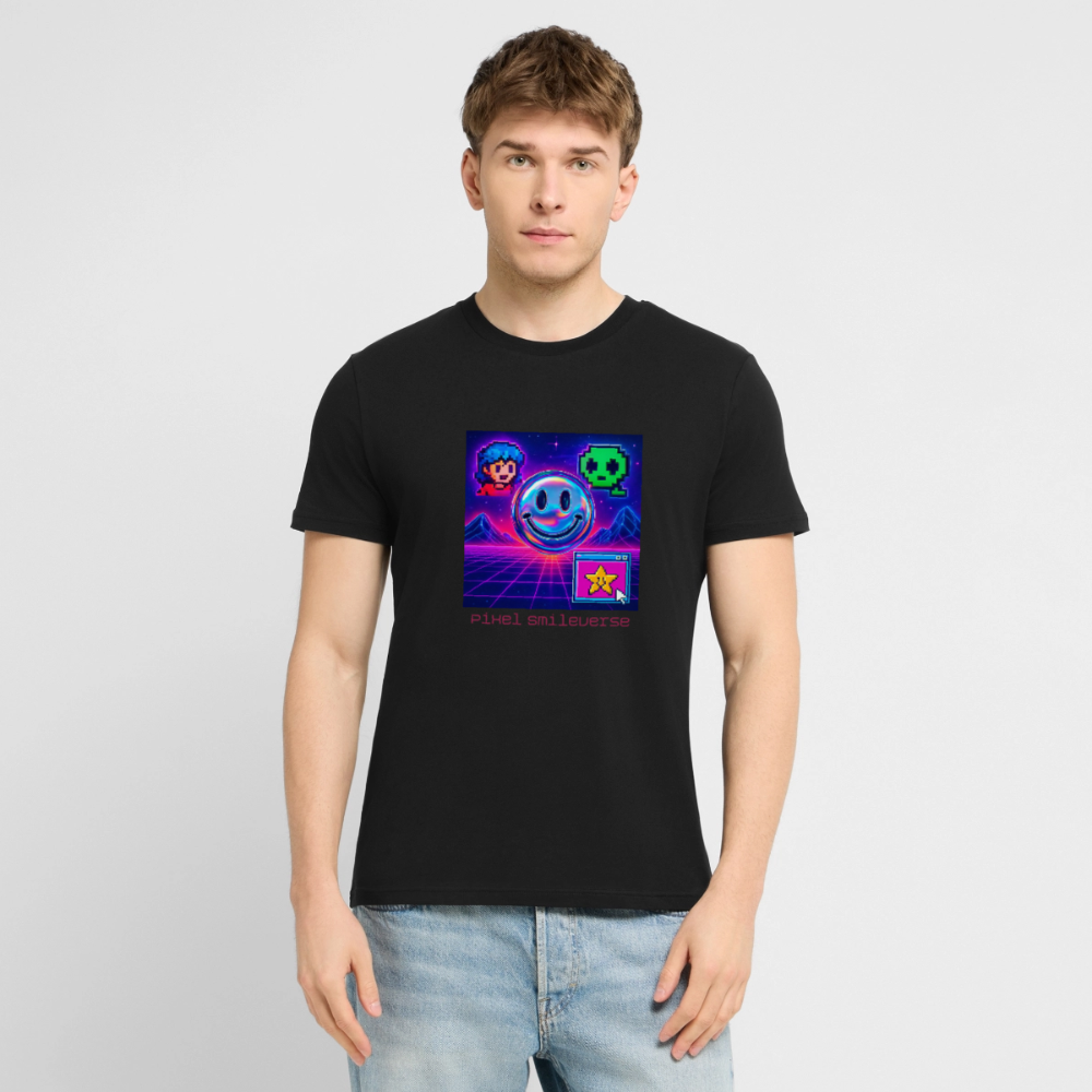 Organic T-Shirt - Retro Arcade Dream - black