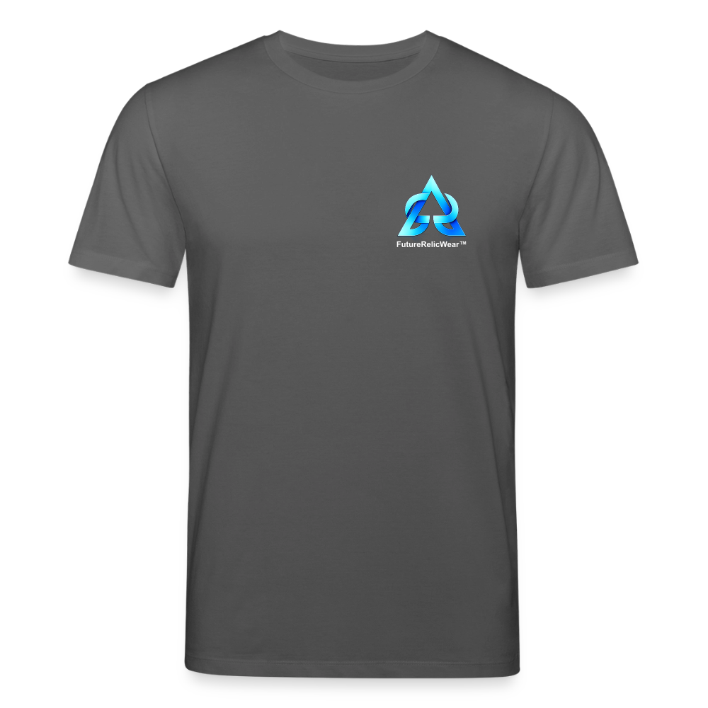 Organic T-Shirt - Neon Geometrics - anthracite