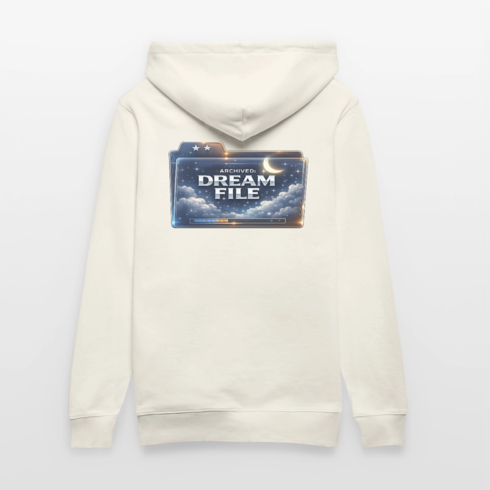 Organic Hoody - Archived Dream File - natural white