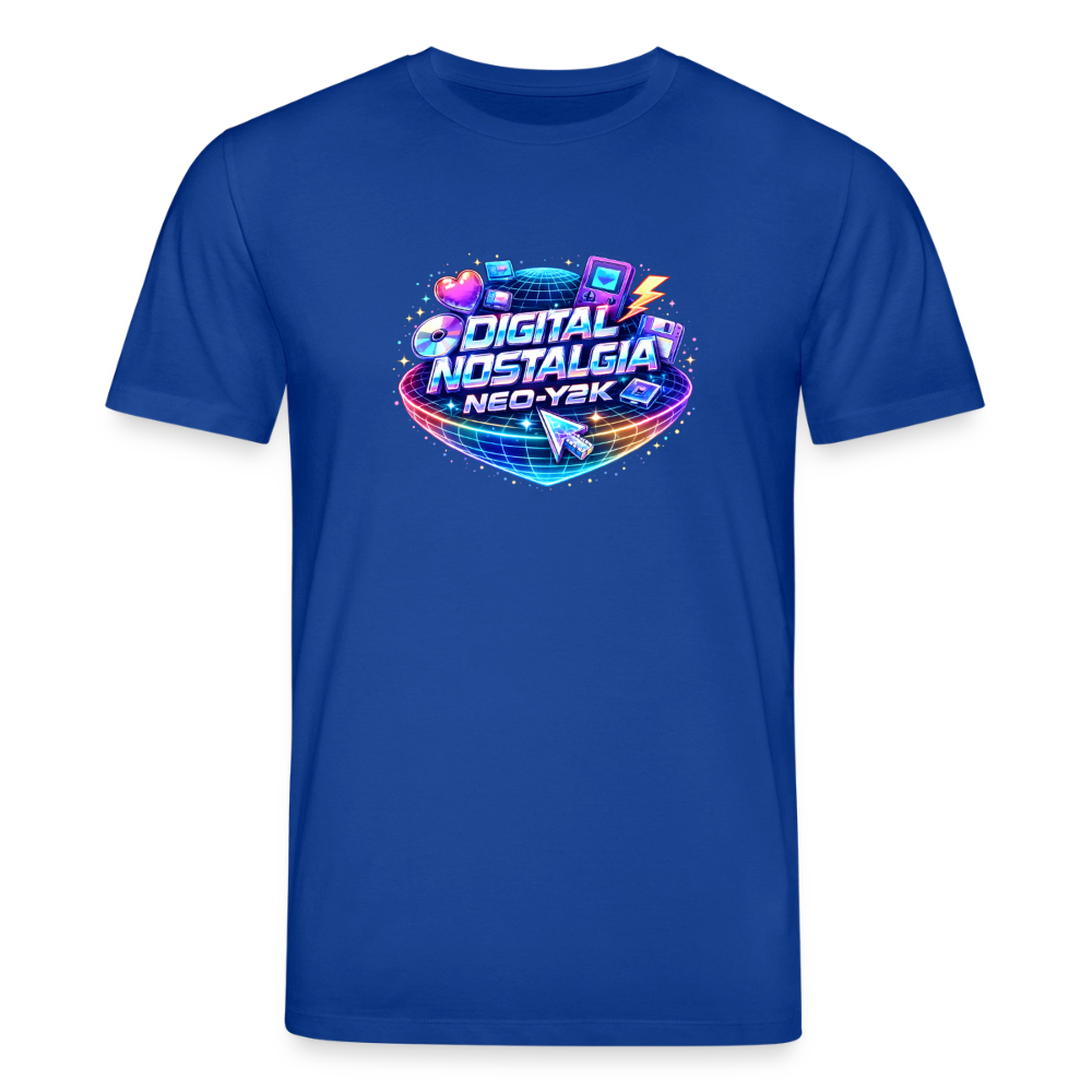 Organic T-Shirt - Neo Y2K Revival - majorelle blue