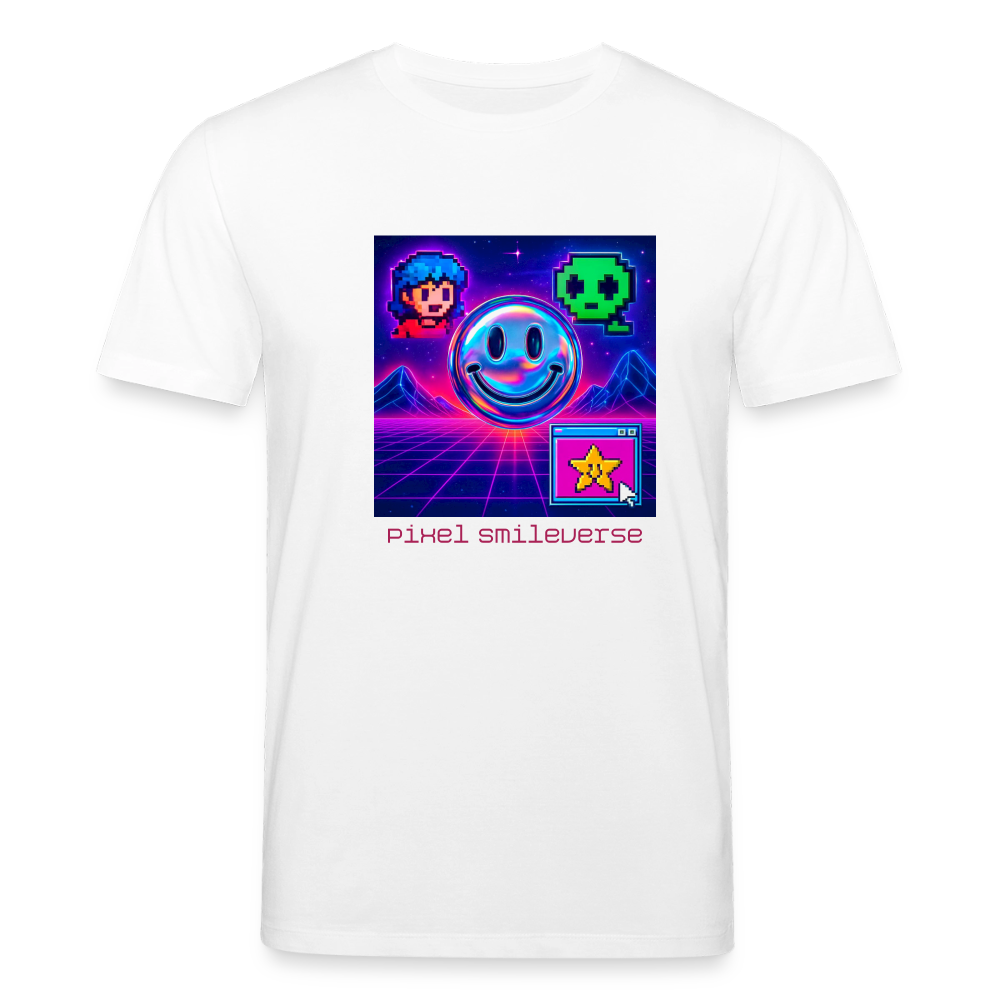 Organic T-Shirt - Retro Arcade Dream - white