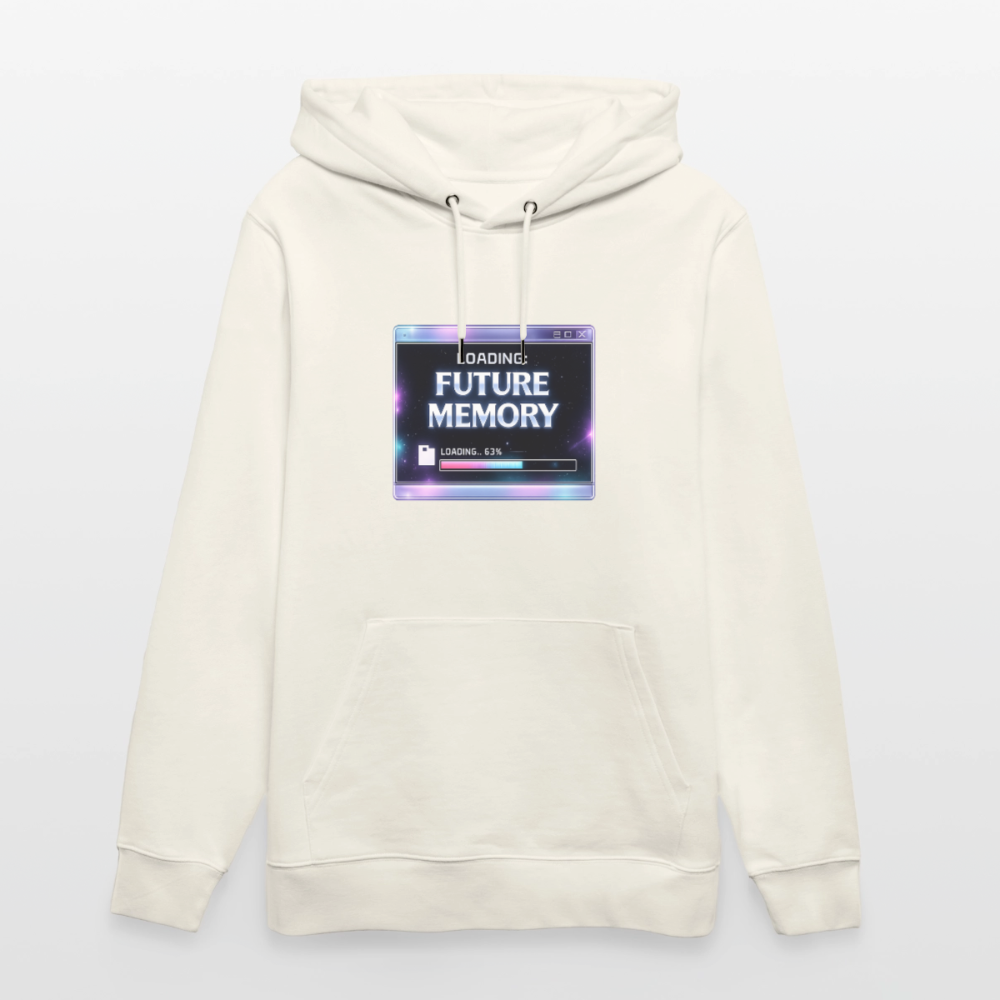 Organic Hoody - Future Memory - natural white