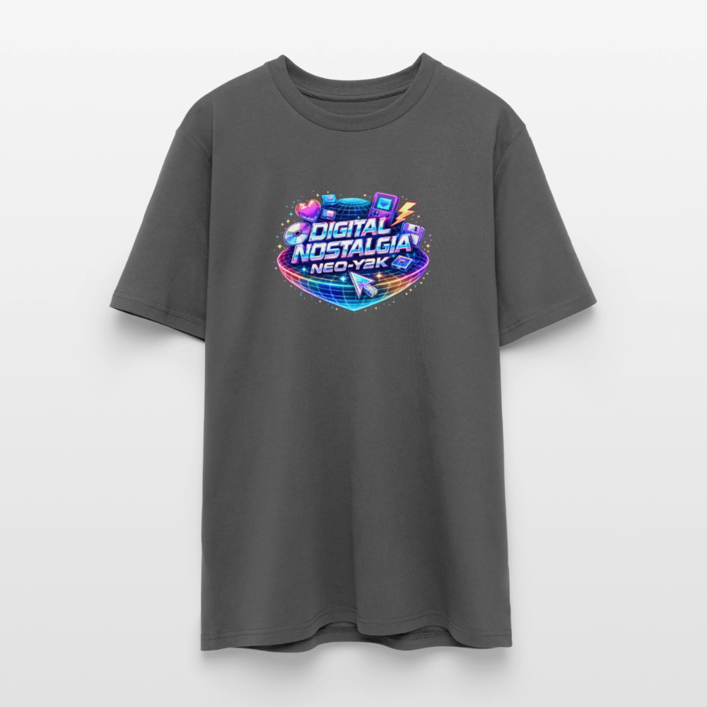 Organic T-Shirt - Neo Y2K Revival - anthracite
