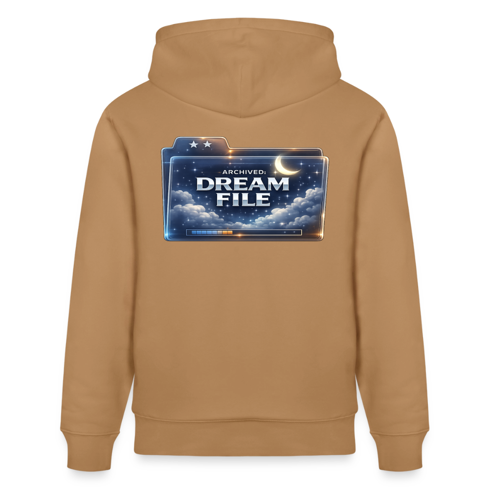 Organic Hoody - Archived Dream File - latte