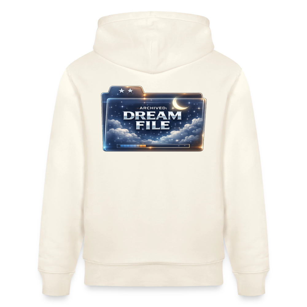 Organic Hoody - Archived Dream File - natural white
