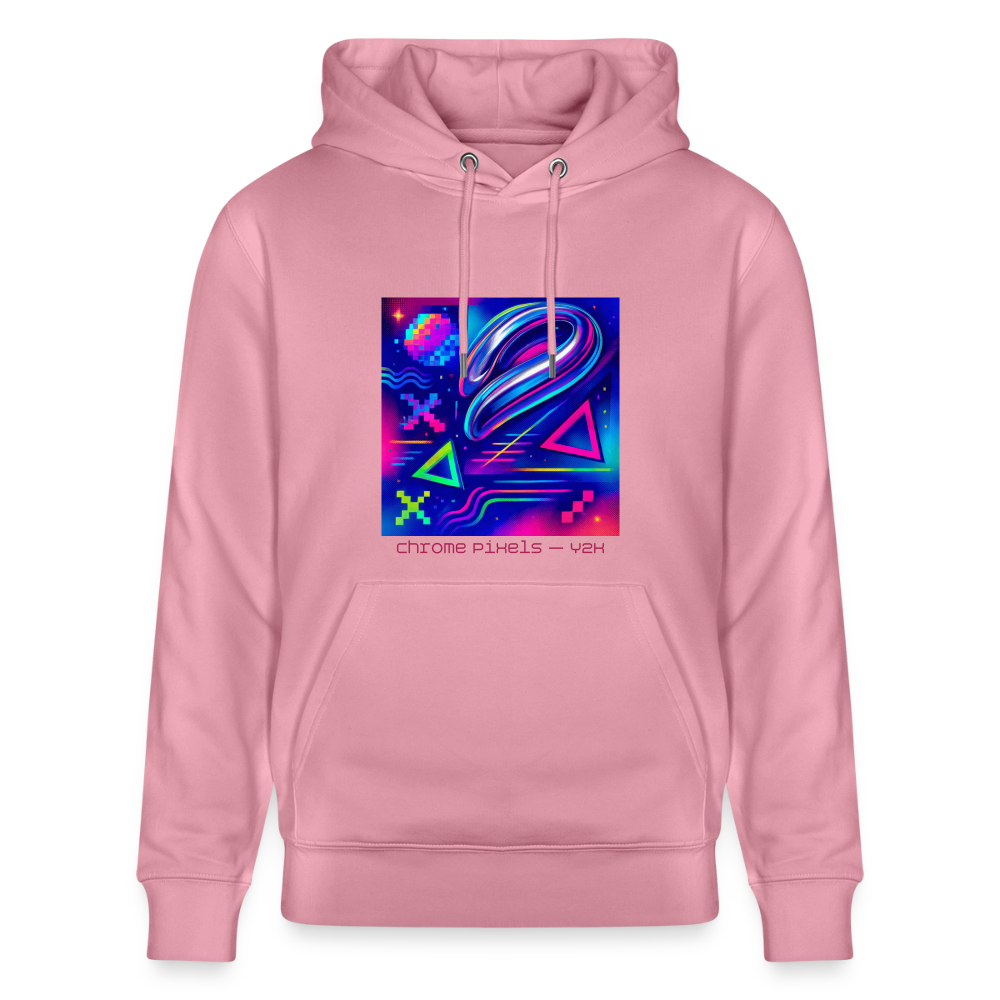 Organic Hoody - Neon Geometrics - lilac dream