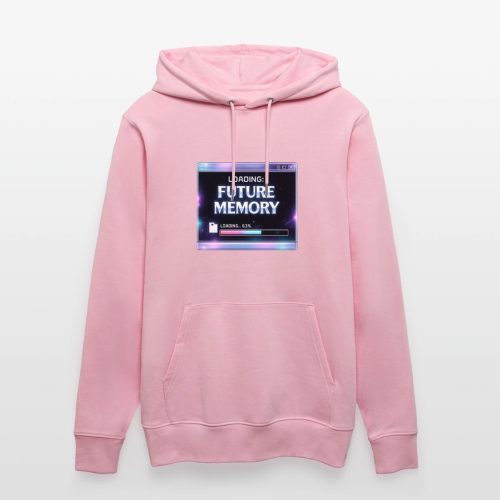 Organic Hoody - Future Memory - cotton pink