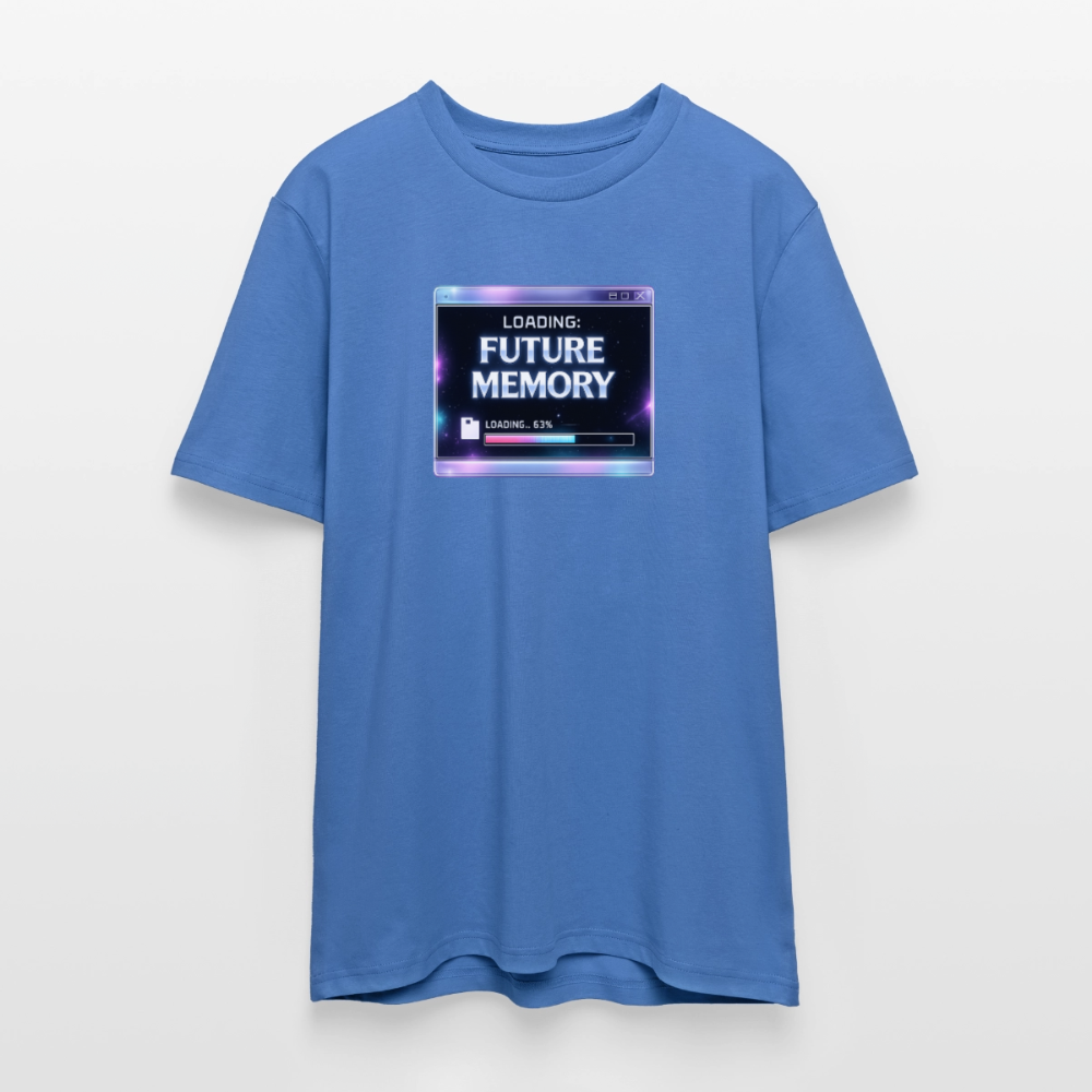 Organic T-Shirt - Future Memory - mindful blue