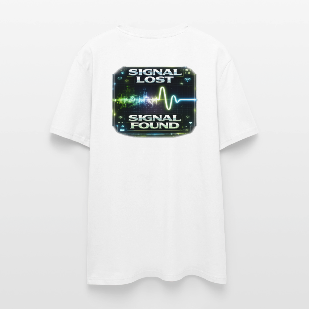Organic T-Shirt - Signal Restored - white
