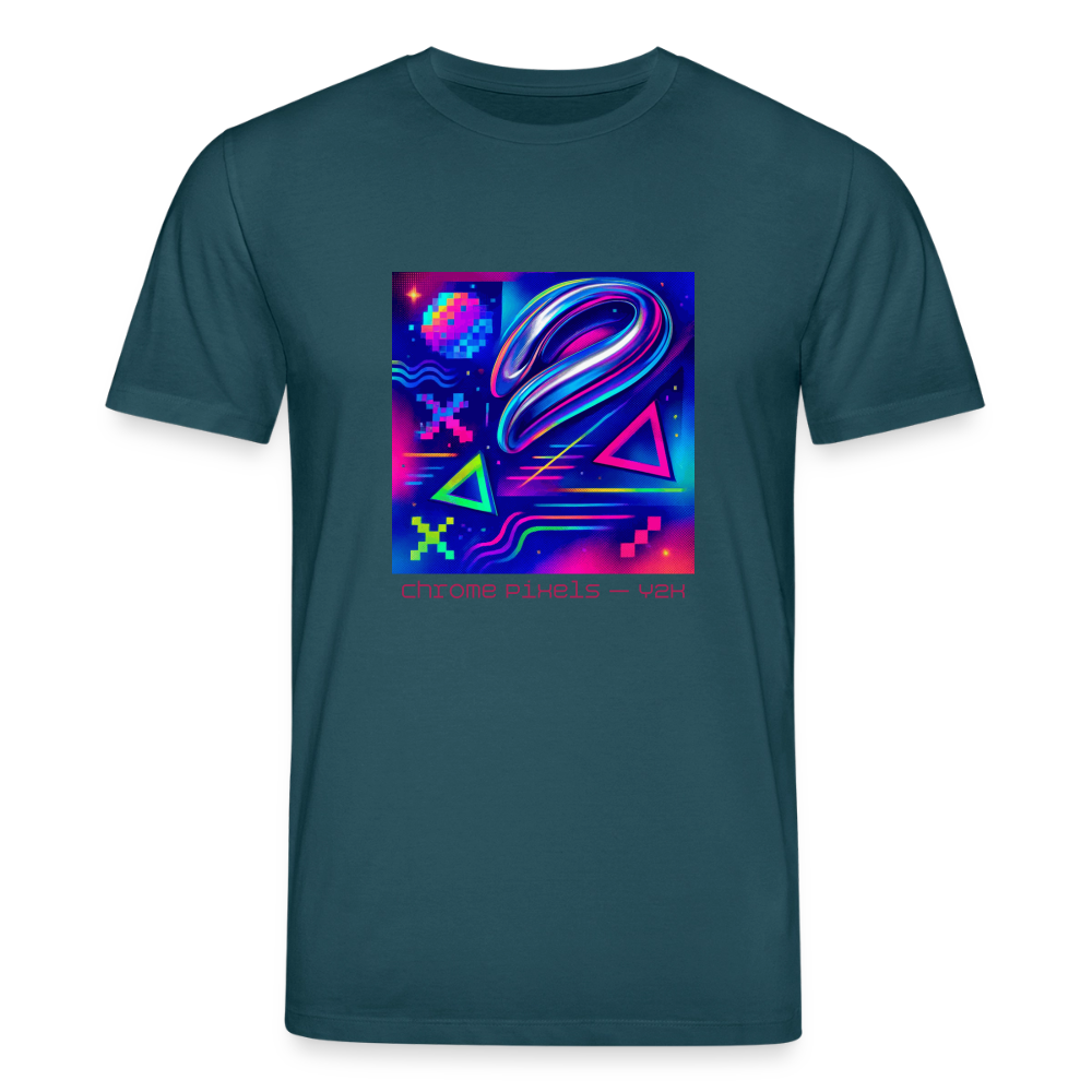 Organic T-Shirt - Neon Geometrics - stargazer
