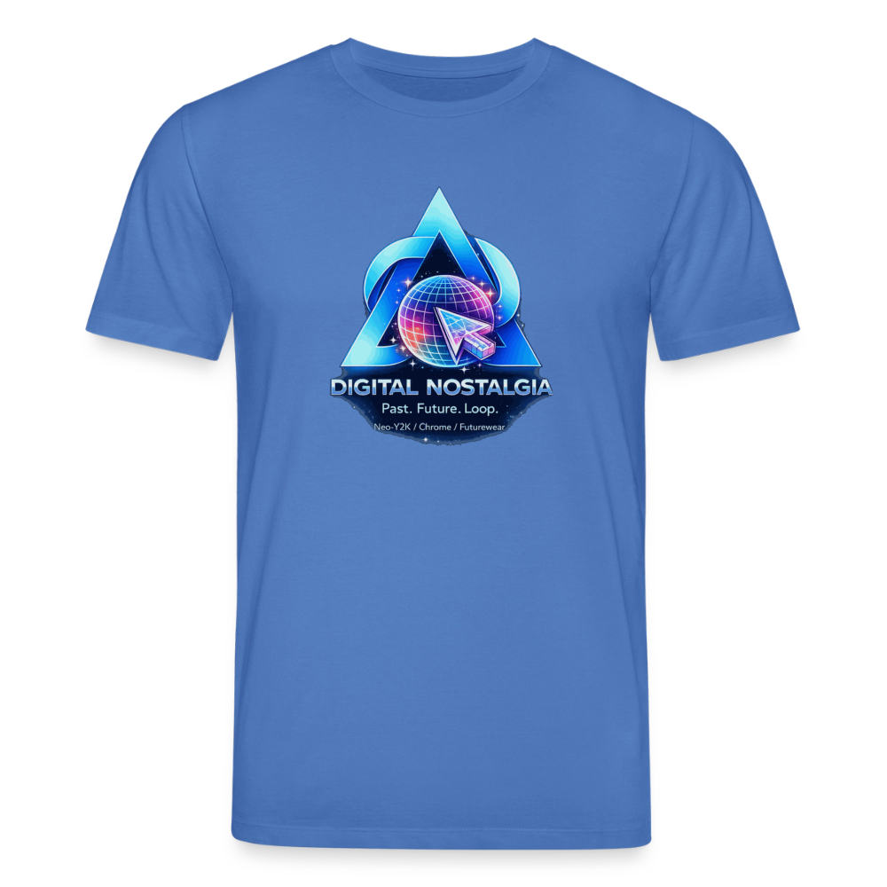 Organic T-Shirt - Eternal Quantum Era - mindful blue