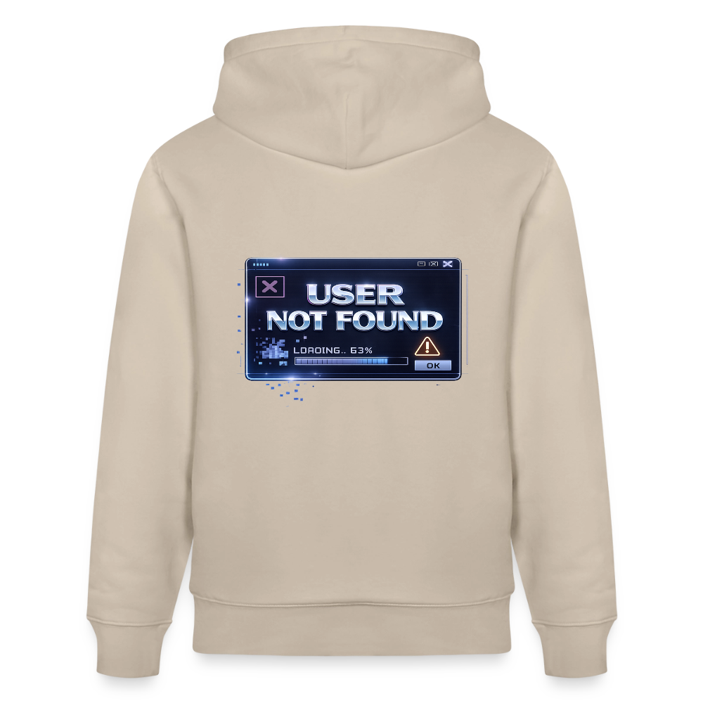 Organic Hoody - User Not Found - beige