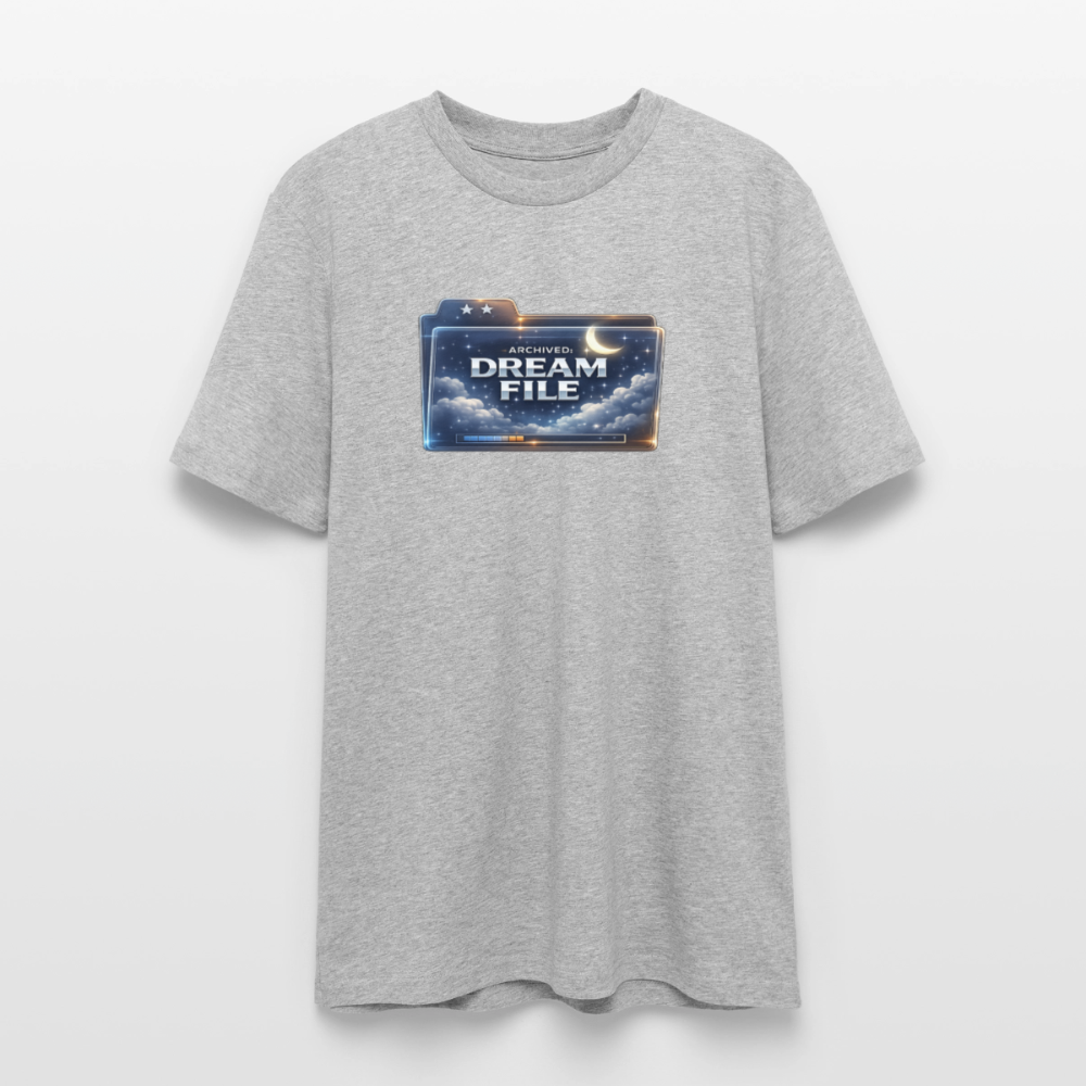 Organic T-Shirt - Archived Dream File - heather grey