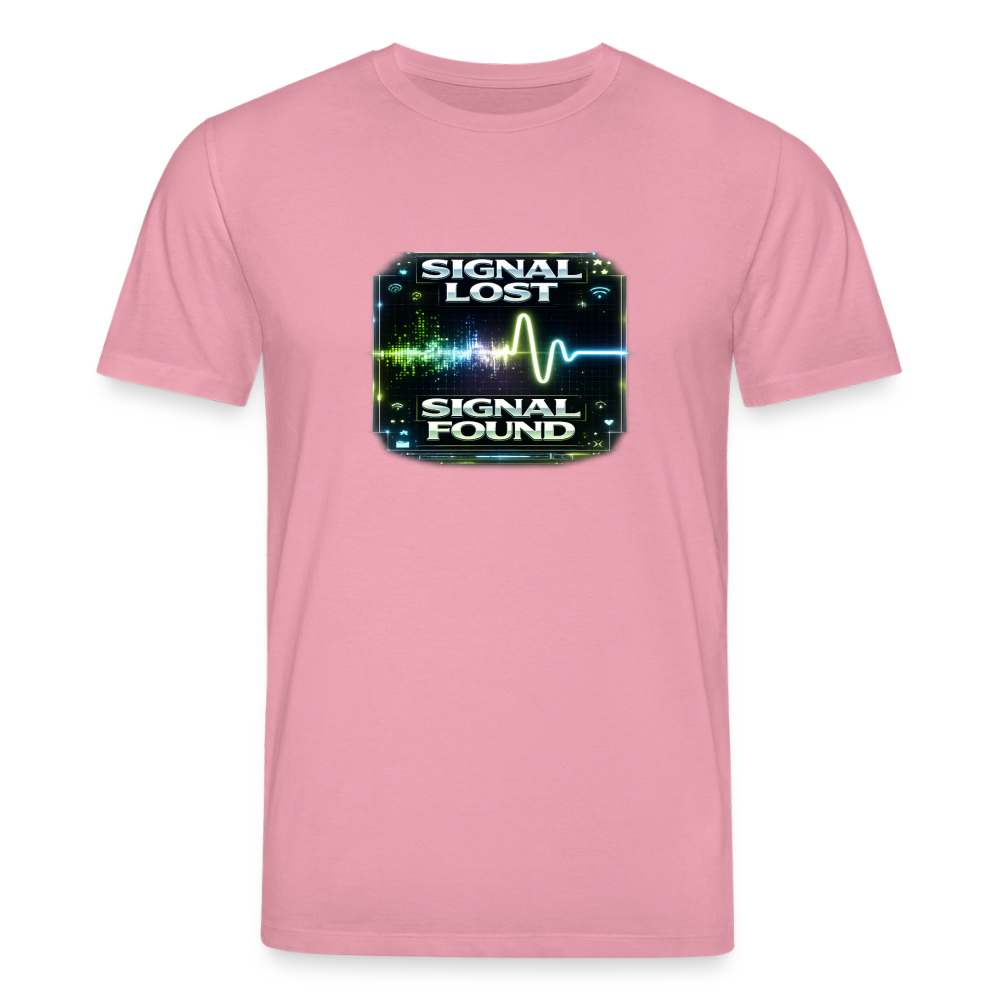 Organic T-Shirt - Signal Restored - lilac dream