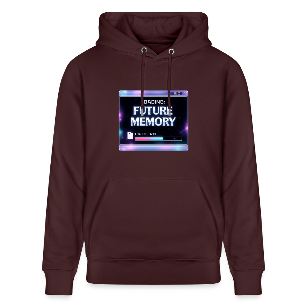 Organic Hoody - Future Memory - maroon
