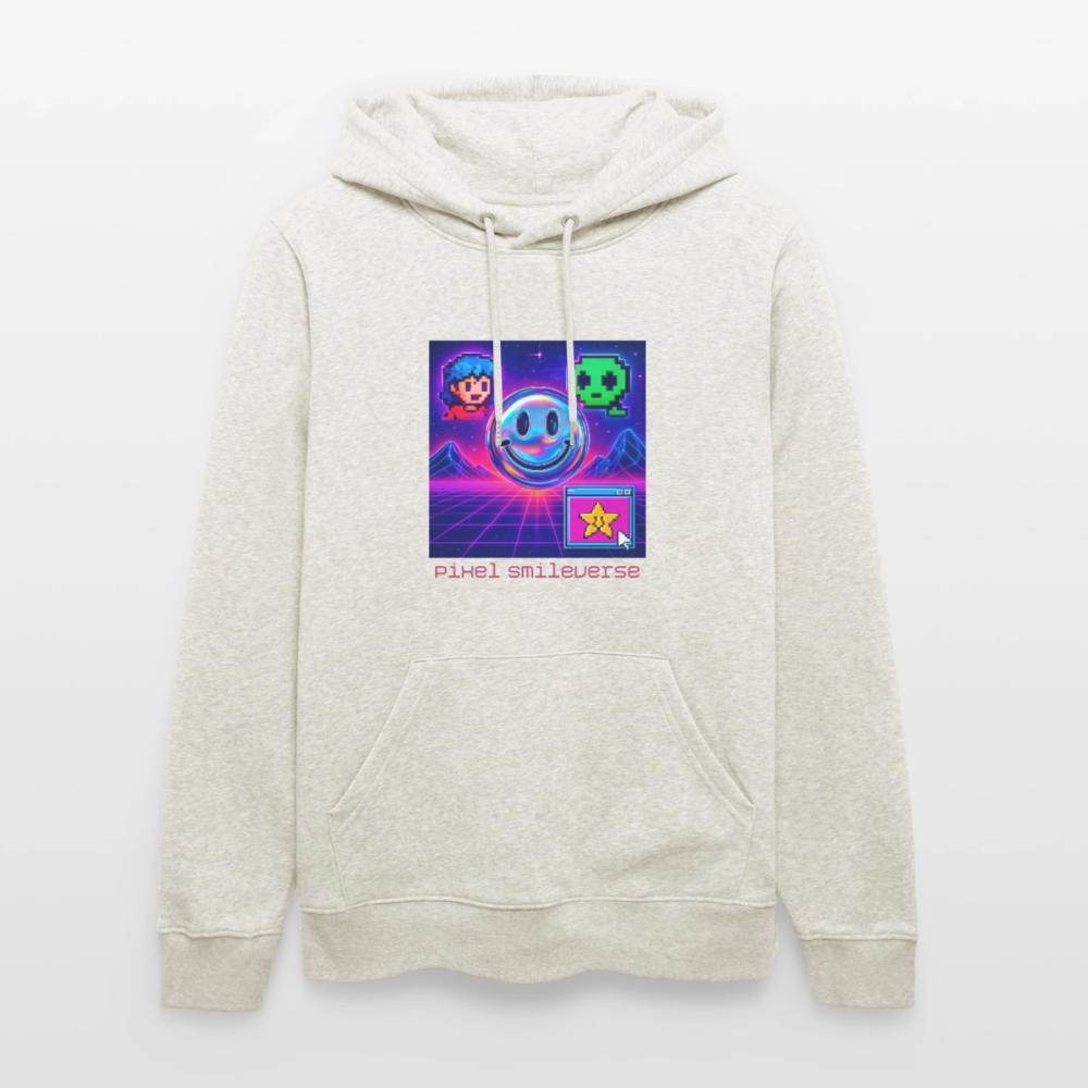Organic Hoody - Retro Arcade Dream - heather oatmeal