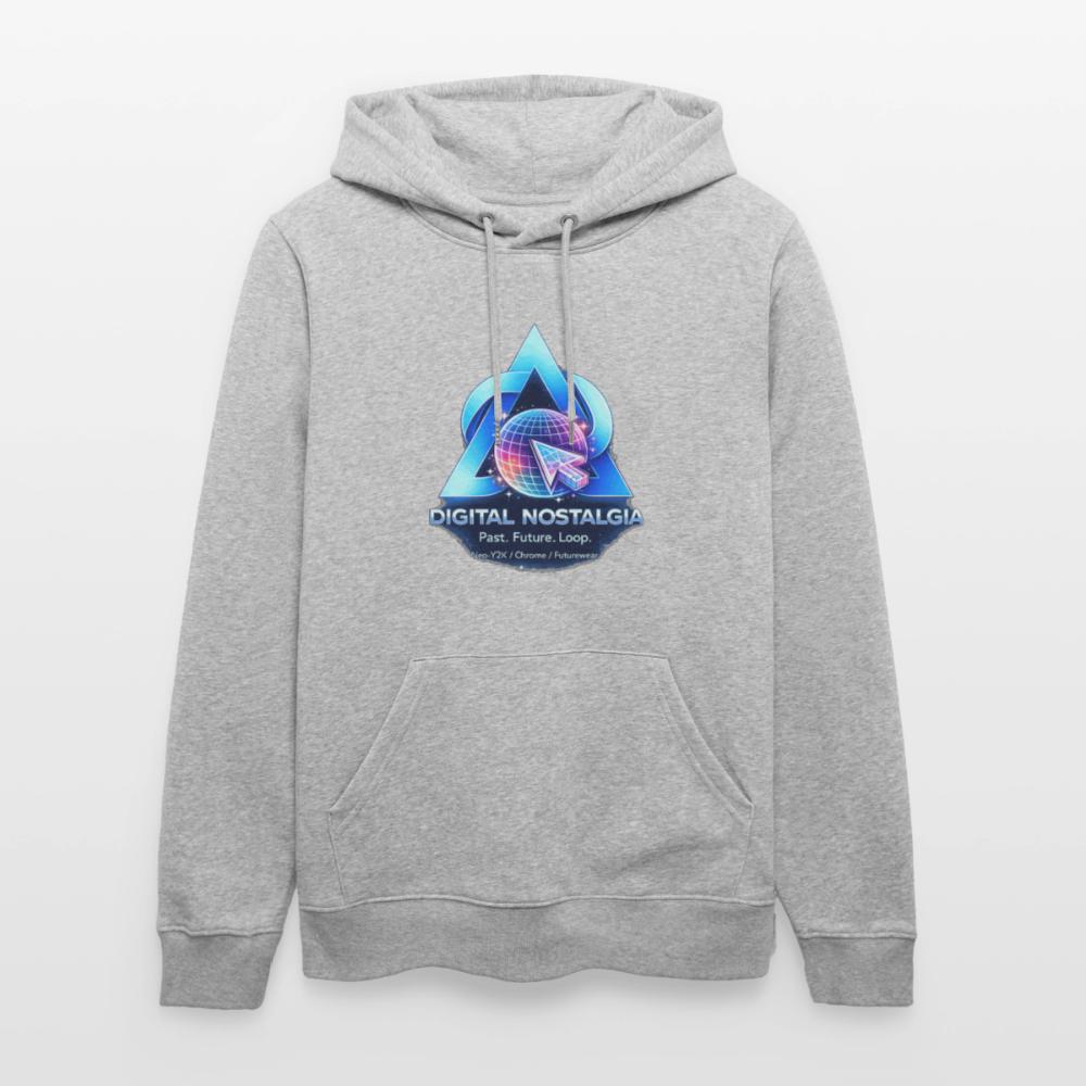 Organic Hoody - Eternal Quantum Era - heather grey