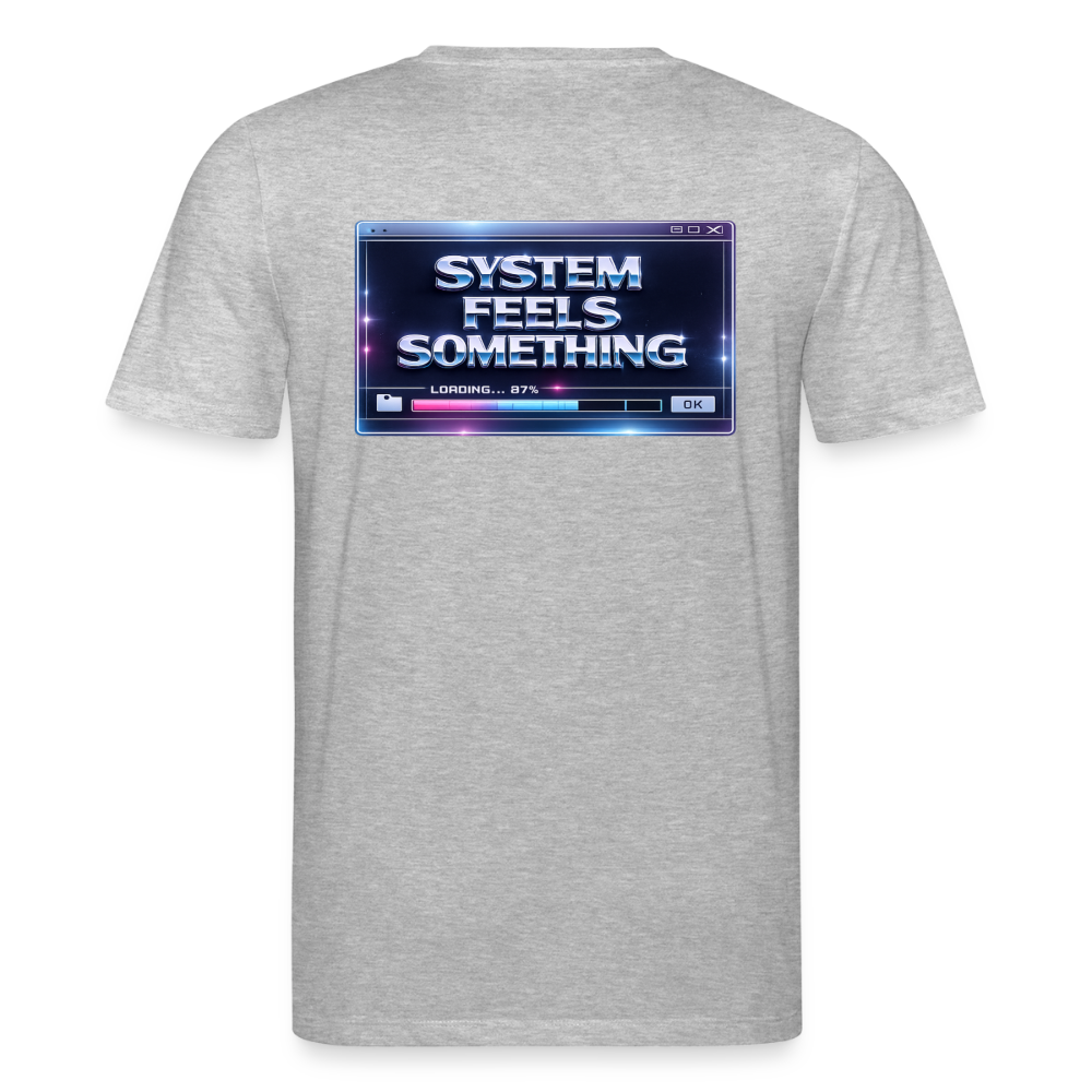 Organic T-Shirt - Sentience Loading Now - heather grey