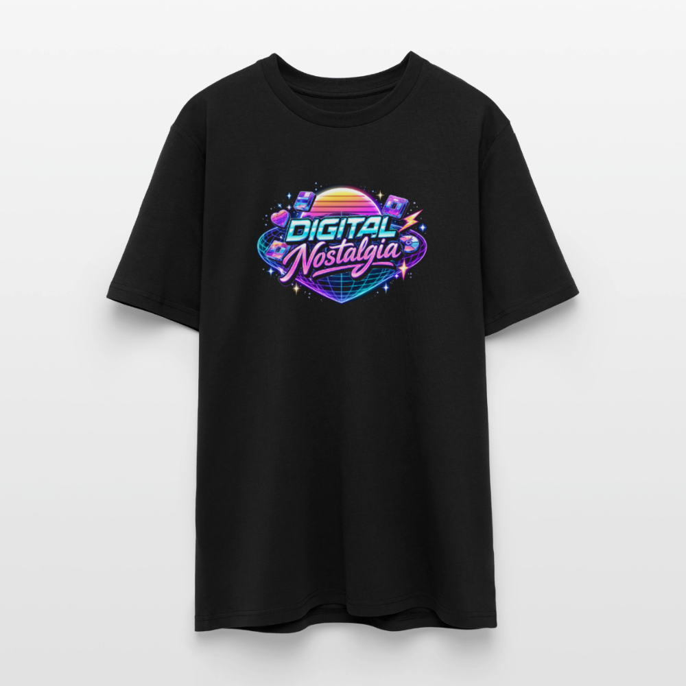 Organic T-Shirt - Retro Future Wave - black