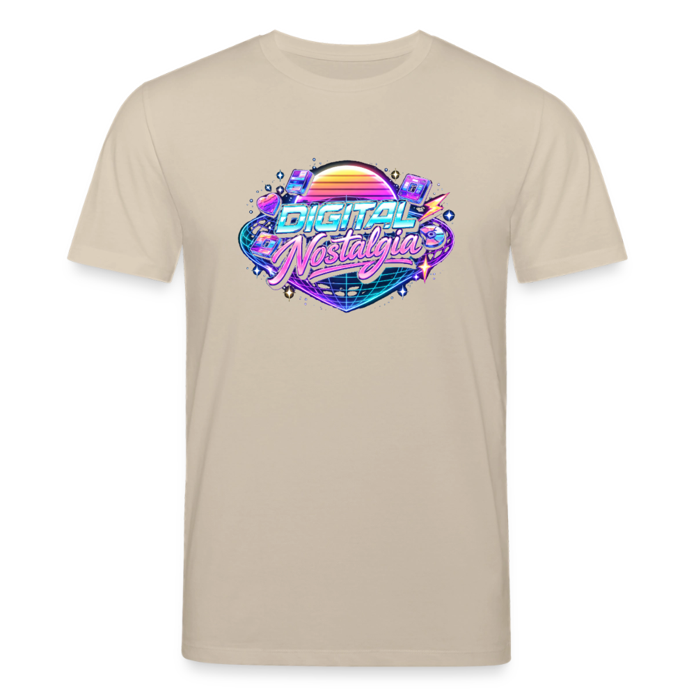 Organic T-Shirt - Retro Future Wave - beige
