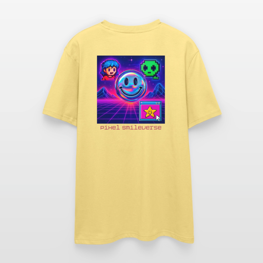 Organic T-Shirt - Retro Arcade Dream - viva yellow 