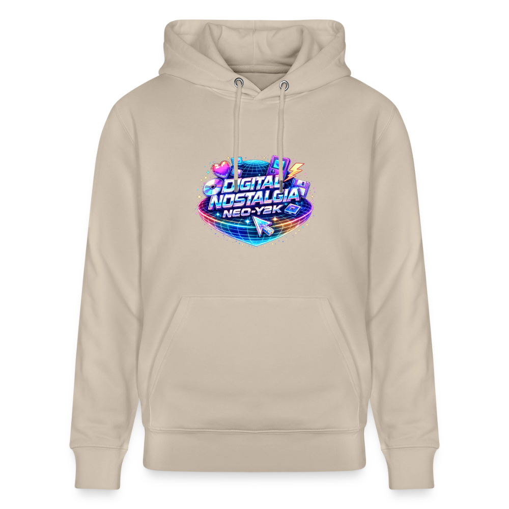 Organic Hoody - Neo Y2K Revival - beige