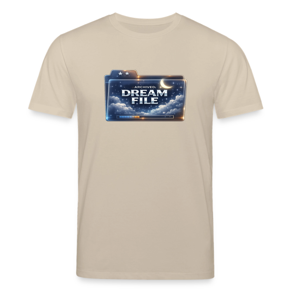Organic T-Shirt - Archived Dream File - beige