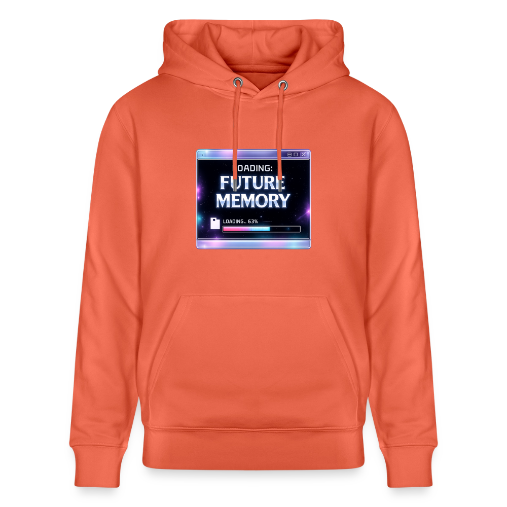 Organic Hoody - Future Memory - light red