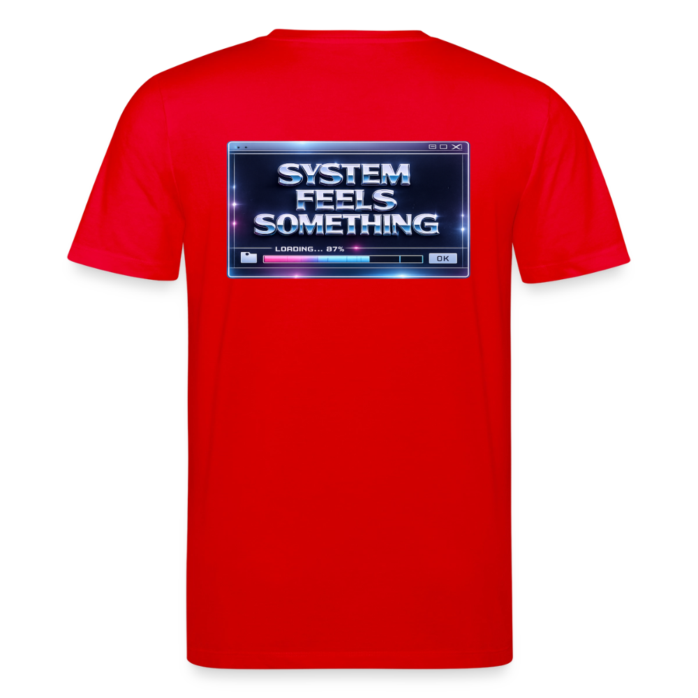 Organic T-Shirt - Sentience Loading Now - red