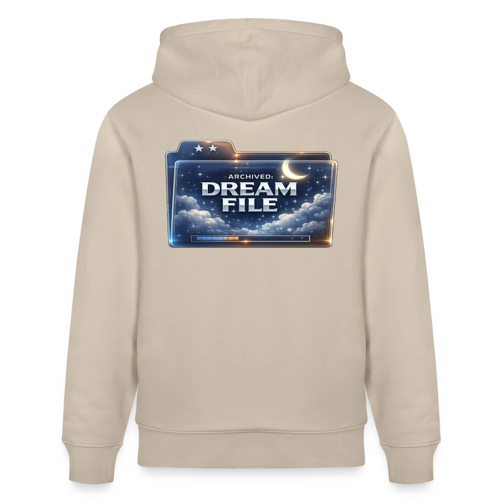 Organic Hoody - Archived Dream File - beige