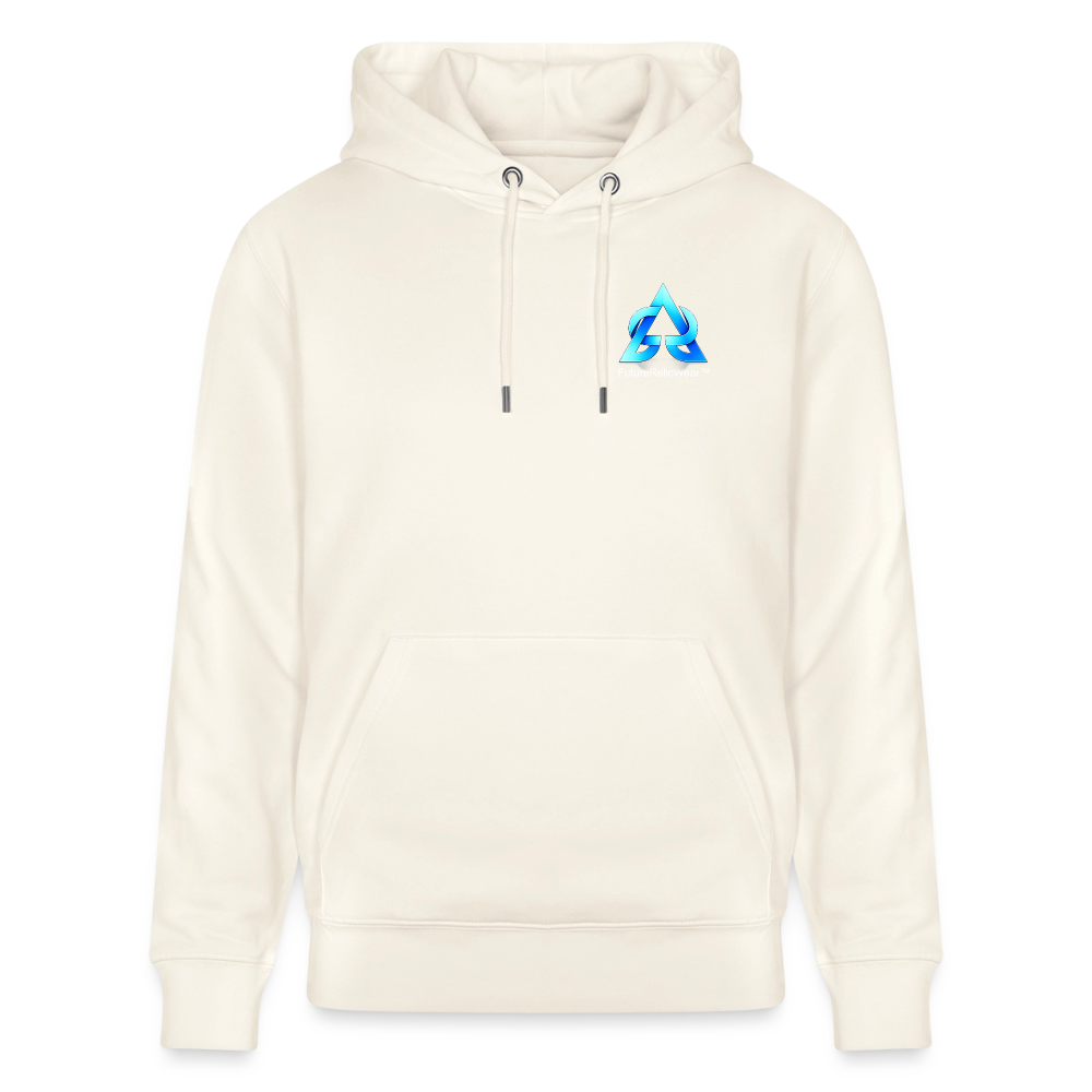 Organic Hoody - Retro Future Wave - natural white