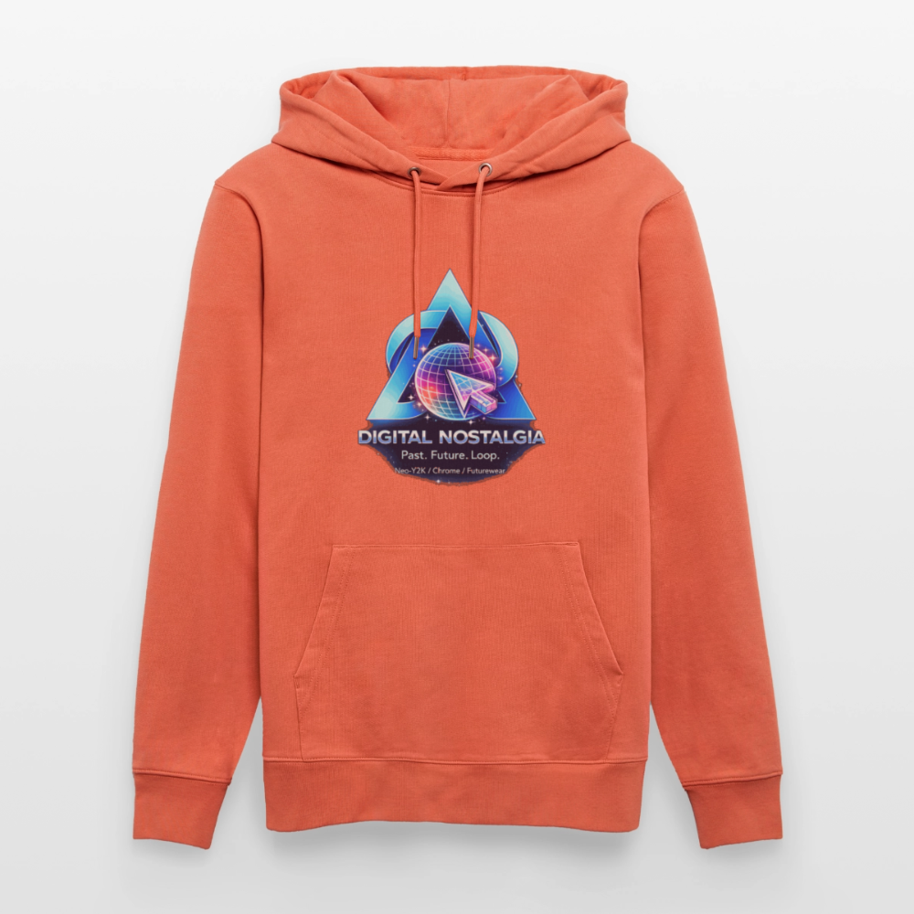 Organic Hoody - Eternal Quantum Era - light red