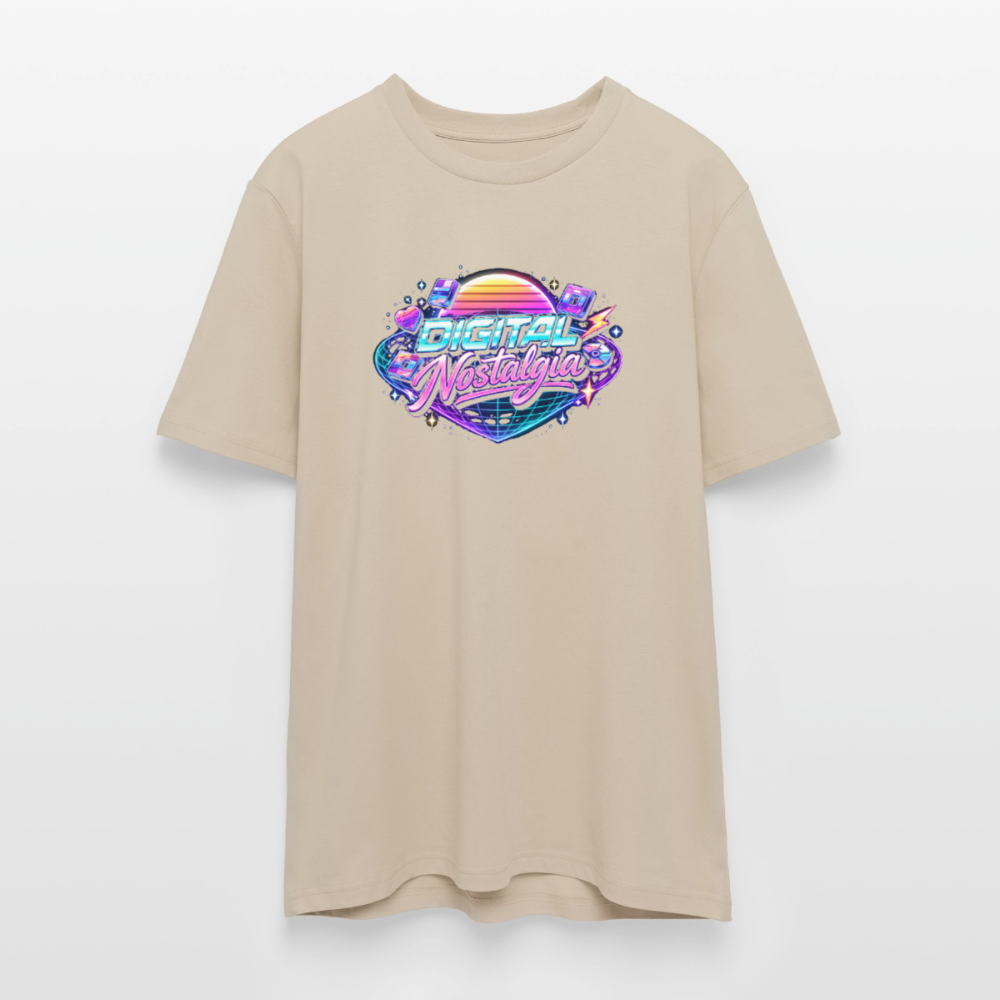 Organic T-Shirt - Retro Future Wave - beige
