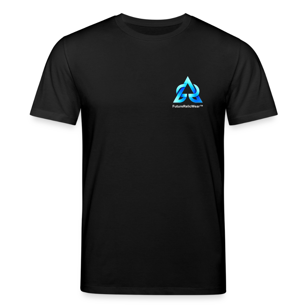 Organic T-Shirt - Neon Geometrics - black