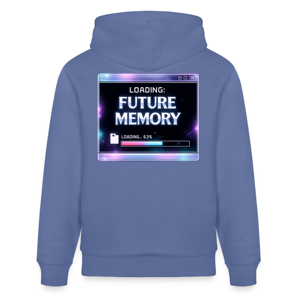 Organic Hoody - Future Memory - bright blue