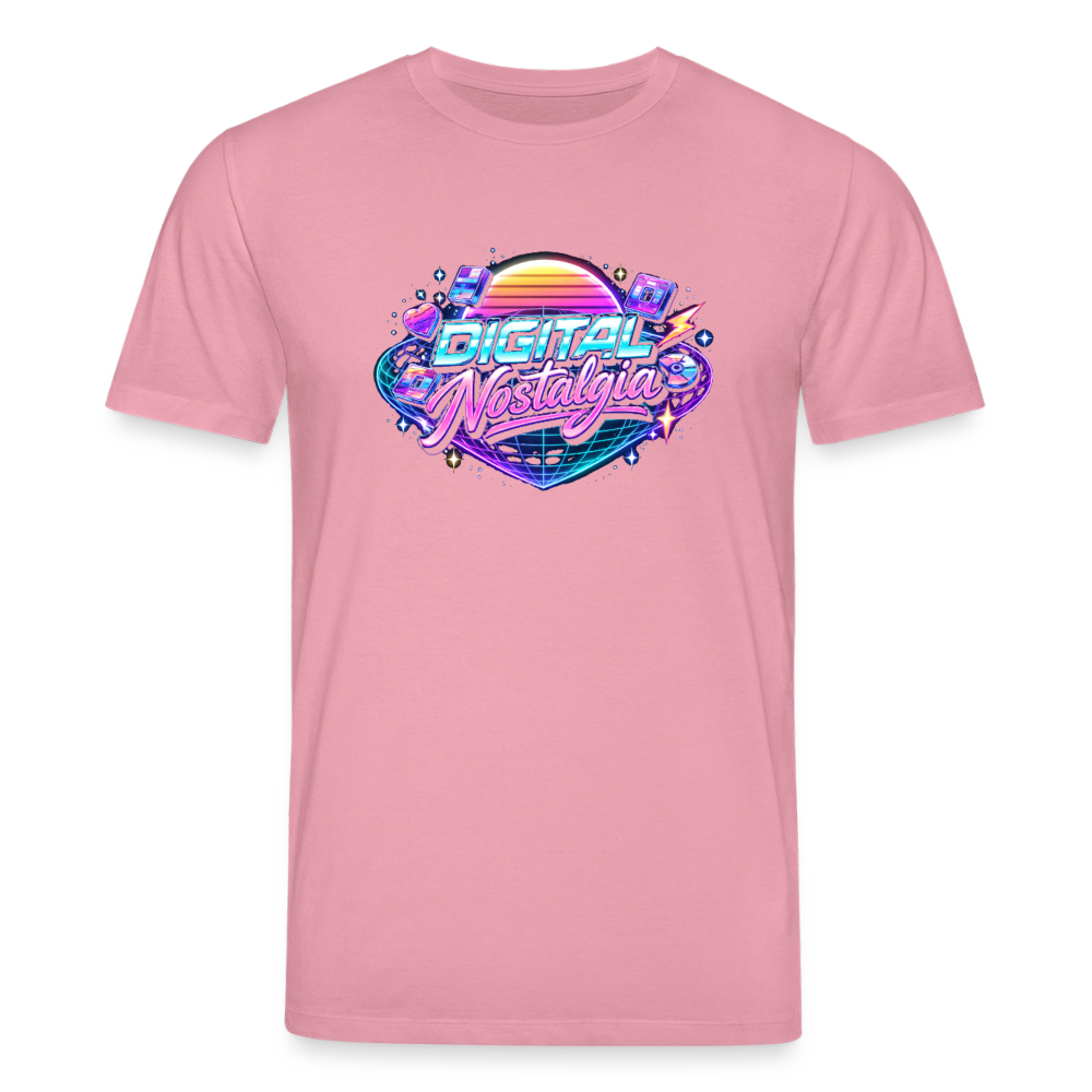 Organic T-Shirt - Retro Future Wave - lilac dream
