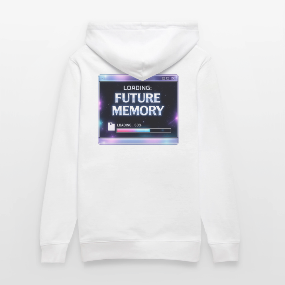 Organic Hoody - Future Memory - white