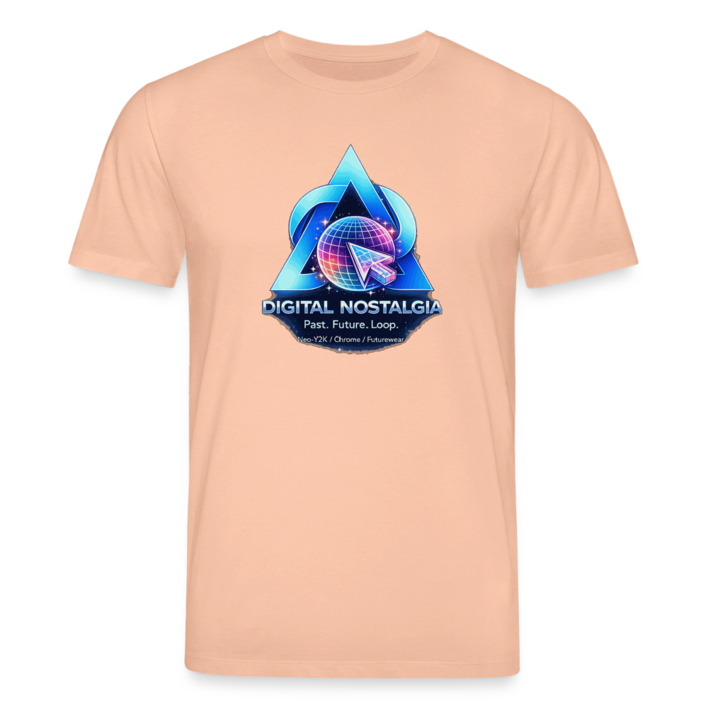 Organic T-Shirt - Eternal Quantum Era - peach
