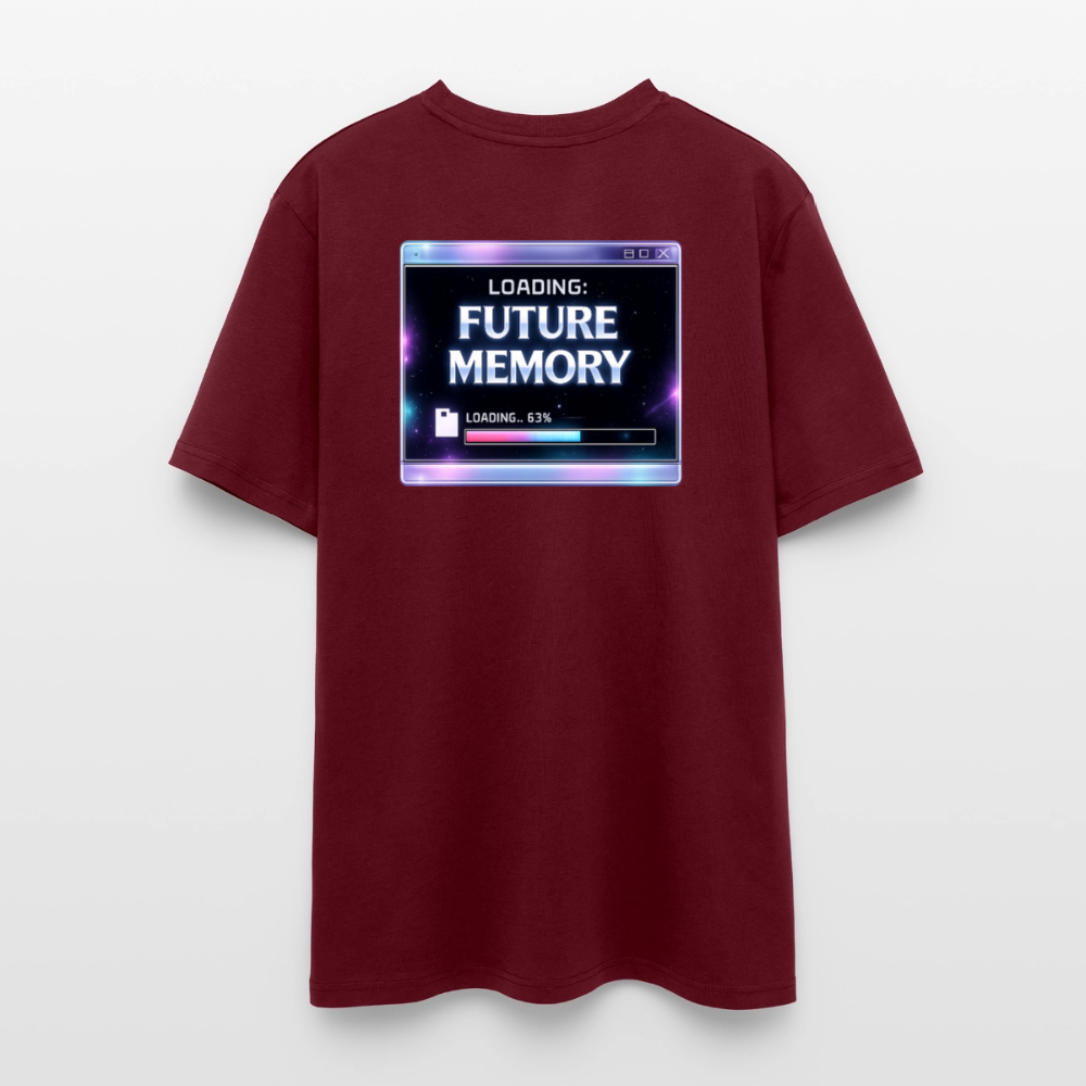 Organic T-Shirt - Future Memory - burgundy