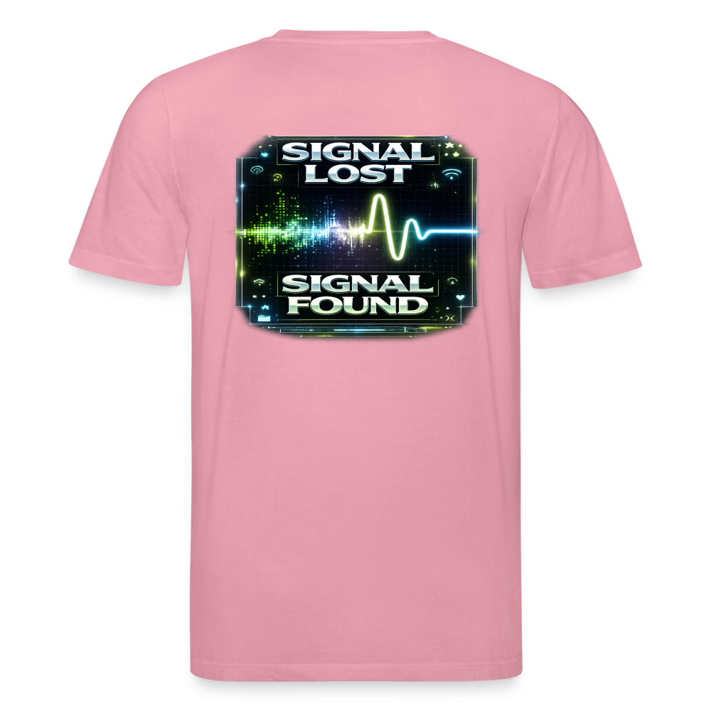 Organic T-Shirt - Signal Restored - lilac dream