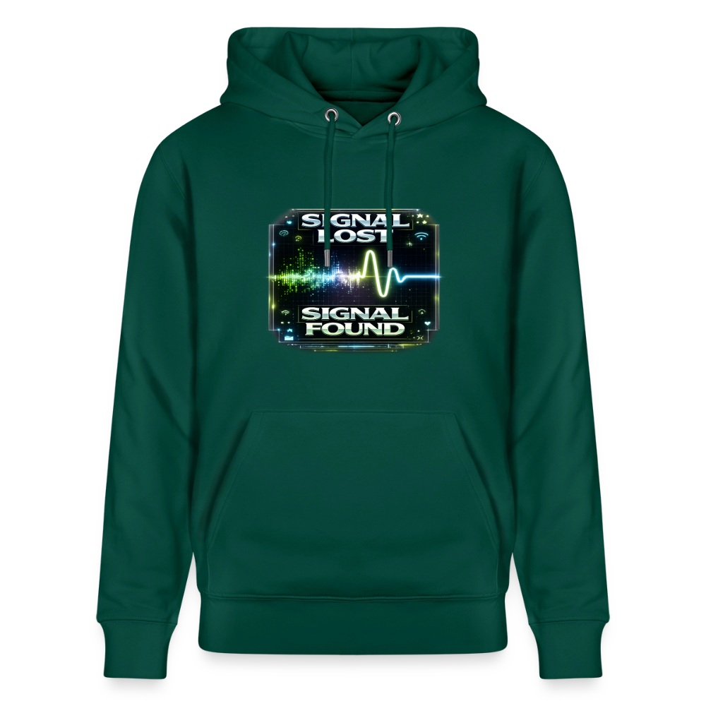 Organic Hoody - Signal Restored - forest