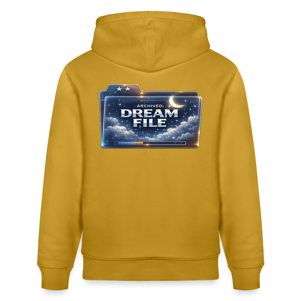 Organic Hoody - Archived Dream File - ochre
