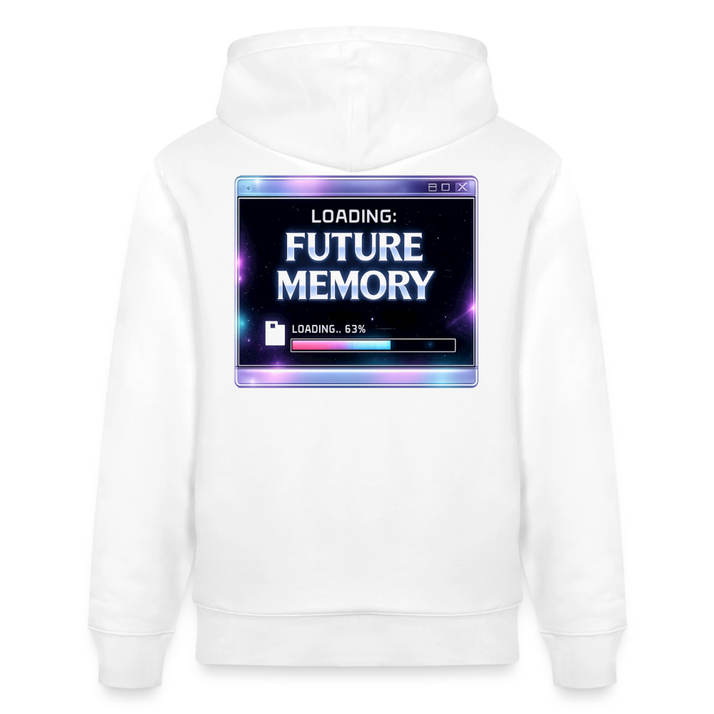 Organic Hoody - Future Memory - white