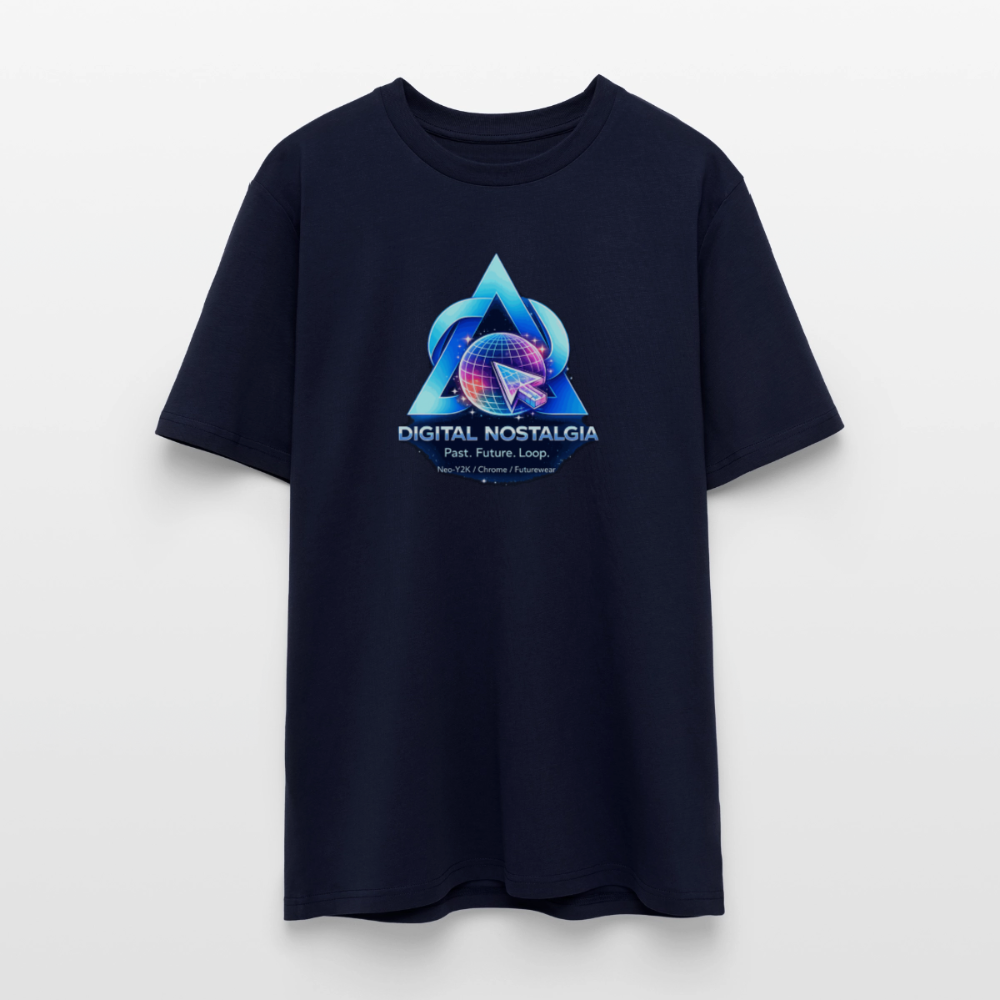 Organic T-Shirt - Eternal Quantum Era - navy