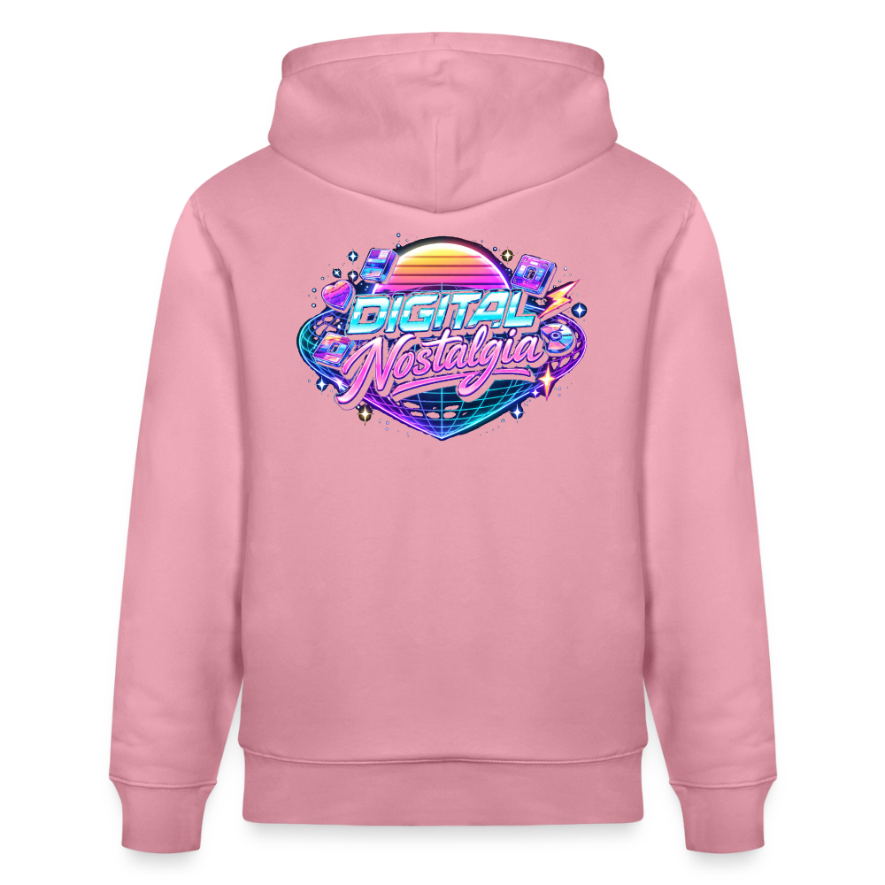 Organic Hoody - Retro Future Wave - lilac dream