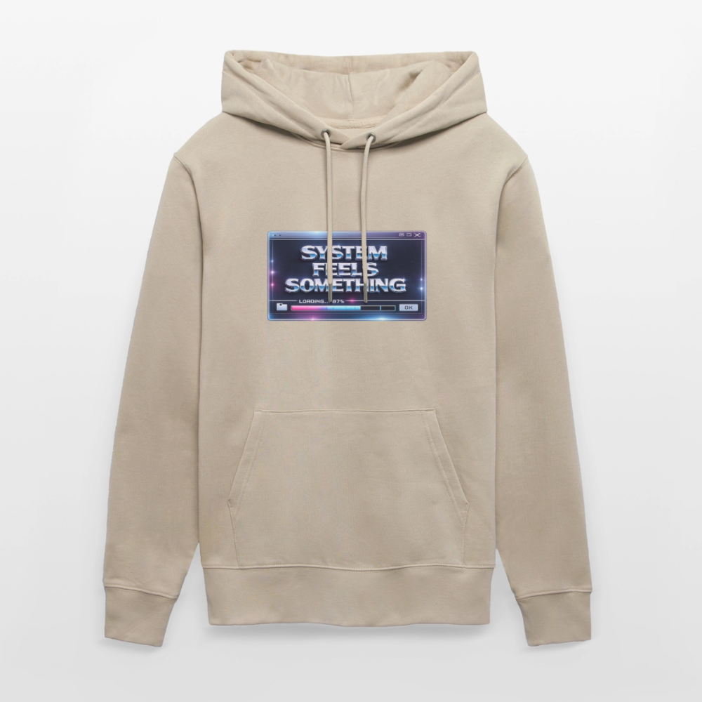 Organic Hoody - Sentience Loading Now - beige