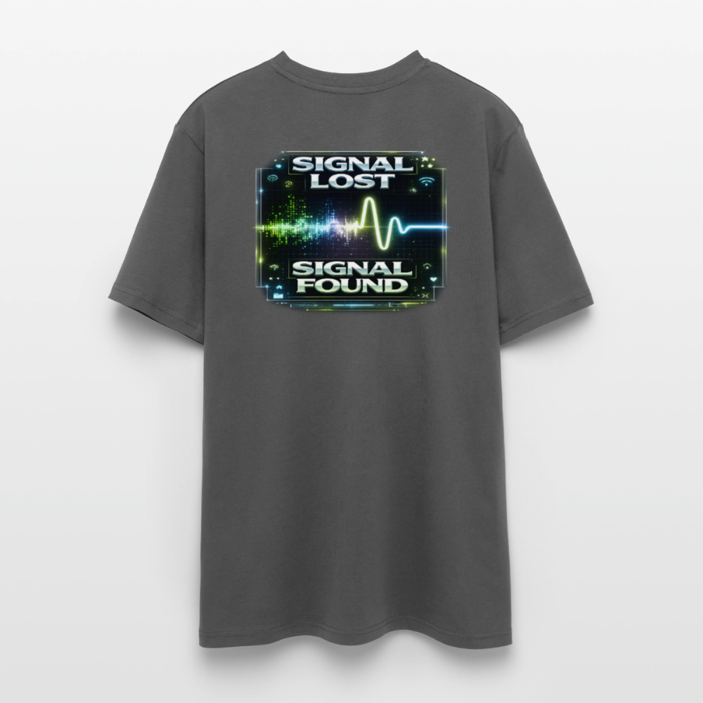 Organic T-Shirt - Signal Restored - anthracite