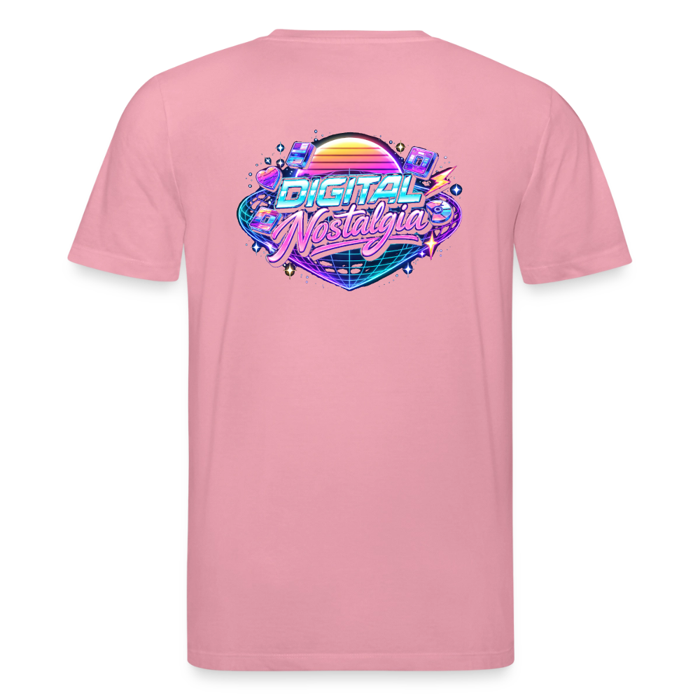Organic T-Shirt - Retro Future Wave - lilac dream