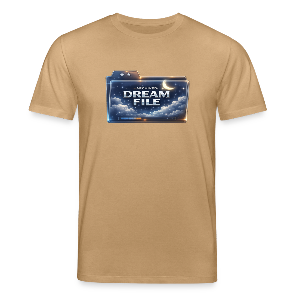 Organic T-Shirt - Archived Dream File - caramel 