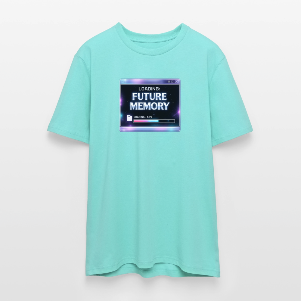 Organic T-Shirt - Future Memory - pool blue